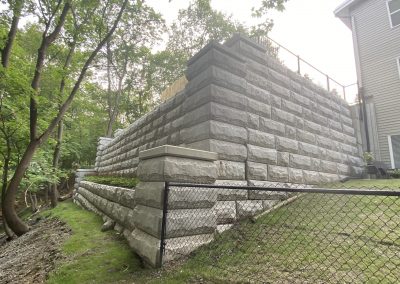 Ithaca Neighborhood Housing Services Two-Tier Retaining Wall