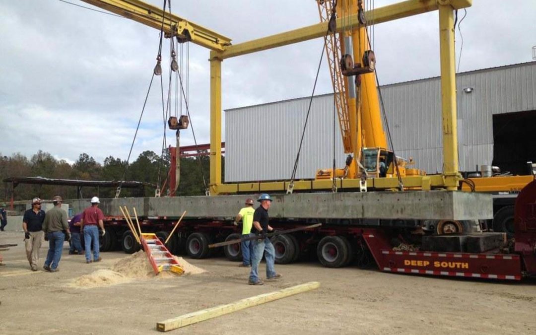 Olin Rail Loading Precast Drainage Trench Containment